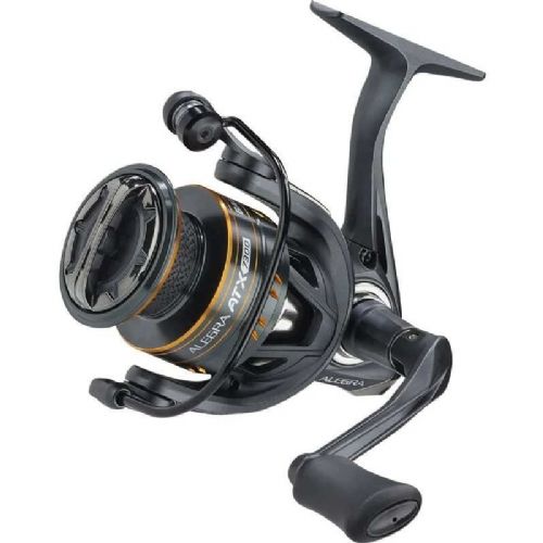 4005652849423 - Alegra ATX 7000 fiskehjul - Hjulstørrelse7300 - Gear:5.8:1 - Lejer:6+1 - Vægt:260g. - 001 0324 730<br>When manufacturing the Alegra ATX series, we focused on outstanding running quality from the very beginning. The precision gear together with the screw-in aluminium crank handle minimise tolerances to an absolute minimum. Another highlight is the Micro Disc drag system, which runs completely smoothly and can be adjusted with extreme precision. The tried and tested S-stroke system guarantees perfect line lay. 

Features: 
6 precision ball bearings plus 1 needle bearing, S stroke system for optimal line lay for casting, Bail Fix System: no unwanted turn back of the bail when casting, Total Tolerance Control System (T.T.C.): any conceivable tolerances of, the crank, gear and drags are reduced to a minimum, Strong Bail Concept: bail made from strong, lightweight aluminium, Quick-Stop-System (Q.S.S.) to stop the rotor instantaneously, Anti Swing-System (A.S.S.), prevents undesirable vibrations, Finely adjustable drag (S.D.S) with large brake discs, Anti-Twist line rollers, Aluminium spool, Screw-in handle, Optional left or right manual operation