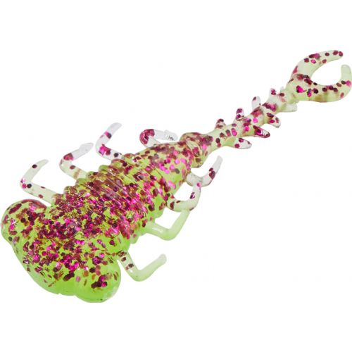 4005652861630 - Shirasu Street Micro Beast - 38mm. - Vægt:0.5g. - Farve:Purple/Chartreuse - Baittype:Flydende - Smag/duft:Bl&aelig;ksprutte - 001 3399 303<br>The legs of this micro creature baits play seductively with the slightest movement of the rod. If the perch have adjusted to small food, this bait scores. The Micro Beast floats, making it ideal for drop shot and ned rigs. Exactly suitable for our Stand Up Jigheads! With squid flavor. Floating.