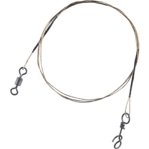 4005652863719 - Shirasu Wire forfang med Quick Change Clip - Længde:50cm. - Brudstyrke:9kg. - 001 6174 009<br>Simply screw the quick-change clip into the eye.