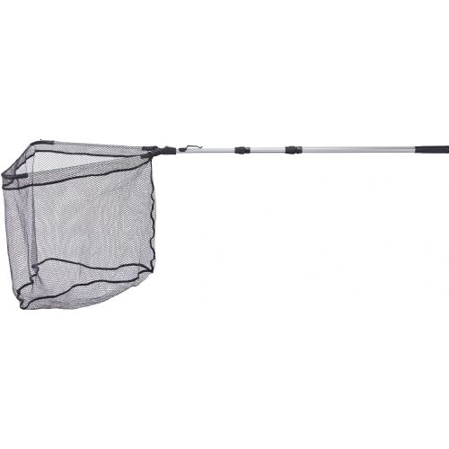4005652864174 - Never hook Never smell fangstnet, teleskopisk håndtag - Længde:300cm. - 001 8240 300<br>Never hook Never smell landing net, 3 sections, Infinite adjustment and detention. Mesh width 10 fletline, net size 60x60cm. 

Landing net with black, rubberized nets and aluminum net heads.

Every fisherman is familiar with the problem: Once the fish is lying in the landing net the treble hook gets snarled up in the net and it is often impossible to release the hook, the only solution being to use scissors. Thanks to the rubberized surface of the net, this problem is at last a thing of the past. It is now child’s play to release snarled up treble hooks. Another advantage is that the net repels all smells because the fish slime cannot penetrate the net material.