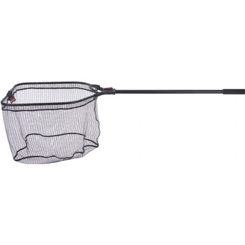 4005652864198 - Shirasu foldbart fangstnet til b&aring;d XXL, sort - Længde:165cm. - Farve:Sort - 001 8222 001<br>Luxury boat landing net: This boat landing net can be folded up and transported in a space-saving manner. The net handle is locked by pressing the button. With the help of the attached large loop grip the landing net can be safely and easily lifted into the boat with a large fish. With a rubberised deep net and a non-slip Duplon handle!