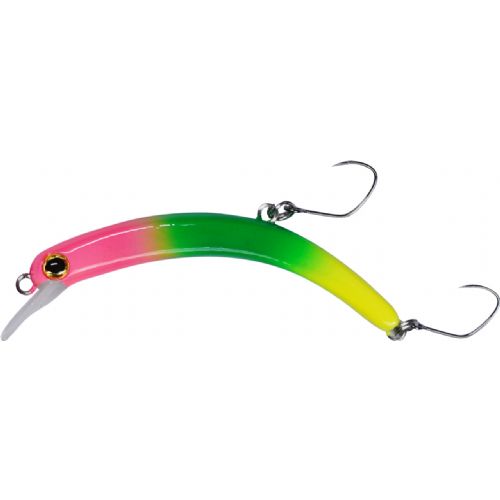 4005652873480 - TA Wobbler F3 - Banan Wobler Pink/Green/Yellow - Synkende - 3,3g - 57mm - 01 60000 003