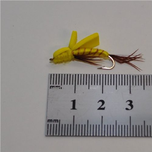 FLY0133 - Tørflue - Foam Emeger Yellow - Farve: Gul - Str. : 10