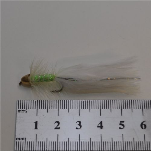 WS6510 - Long Shank - Ch Cat Whisker - Farve: Lysegrøn/Hvid - Str. : 10